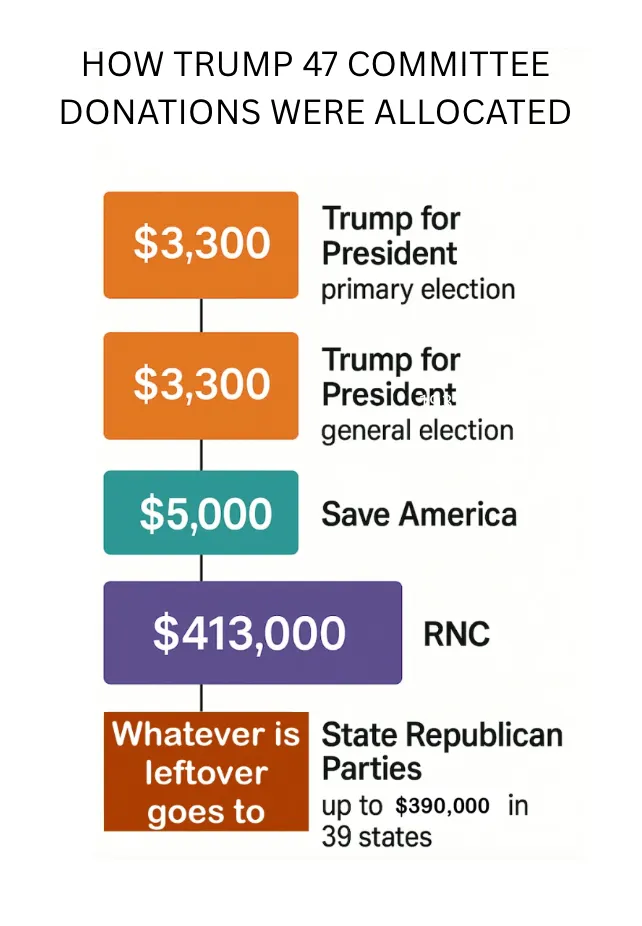 Trump 47 Committee allocation graphic